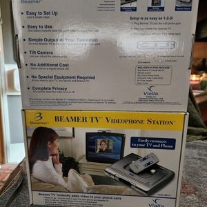 2 Beamer TV Videophone Stations